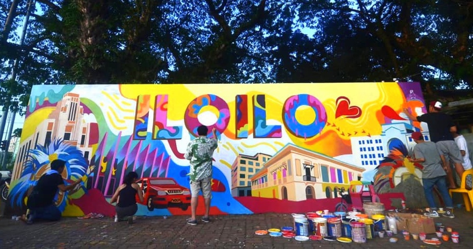 Iloilo City mural by Mayor Jerry P. Treñas.