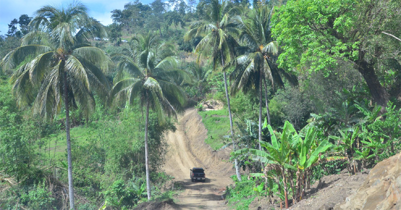 Construction of concrete pathway connecting Brgy Quipot and Barasalon in Janiuay, Iloilo.