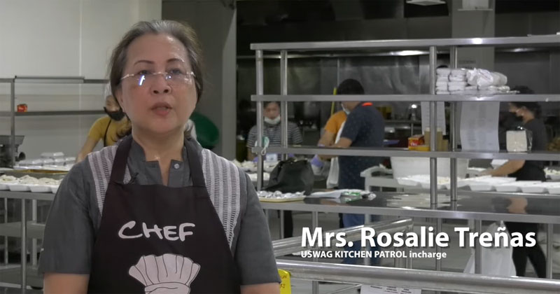 Uswag Kitchen Patrol in-charge First Lady Rosalie Trenas.