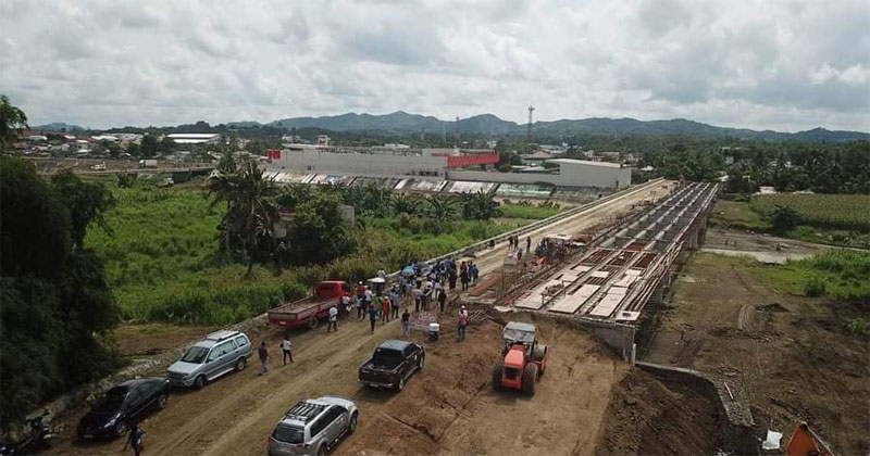 Passi City bridge under construction