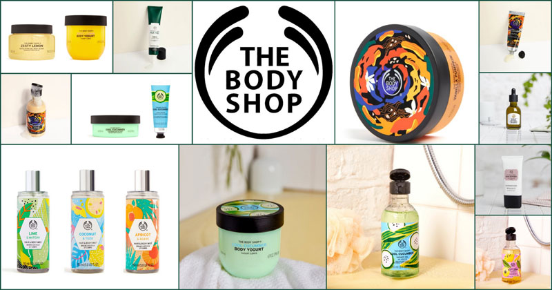 The Body Shop online store.