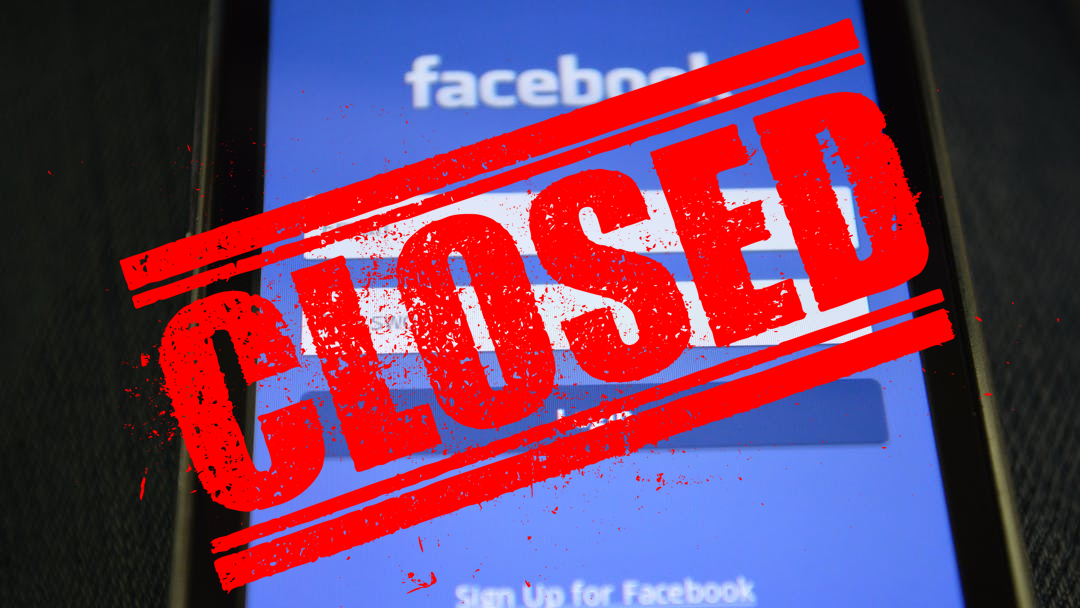 facebook closed