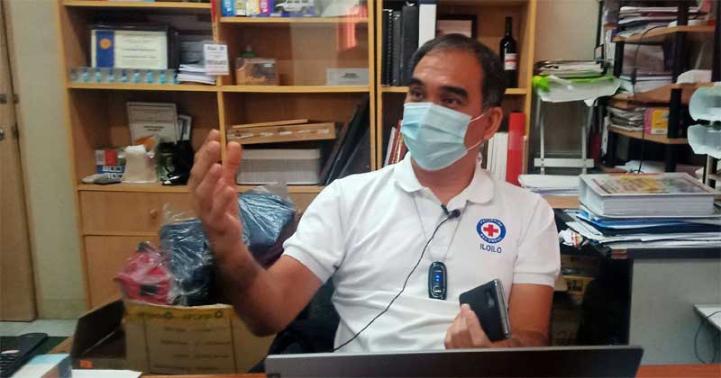 Philippine Red Cross Iloilo head Gilbert Valderrama