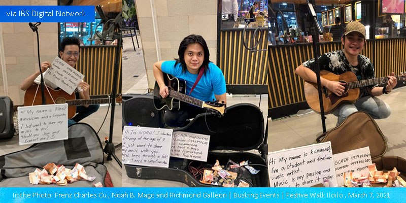 Busking in Festive Walk Iloilo