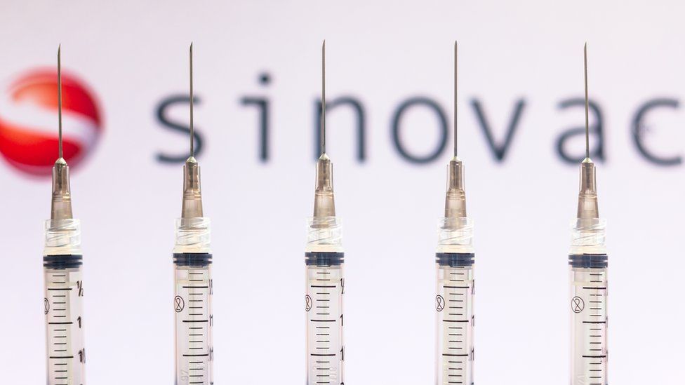 Sinovac, a Beijing-based biopharmaceutical company, is behind the creation of CoronaVac, an inactivated vaccine.