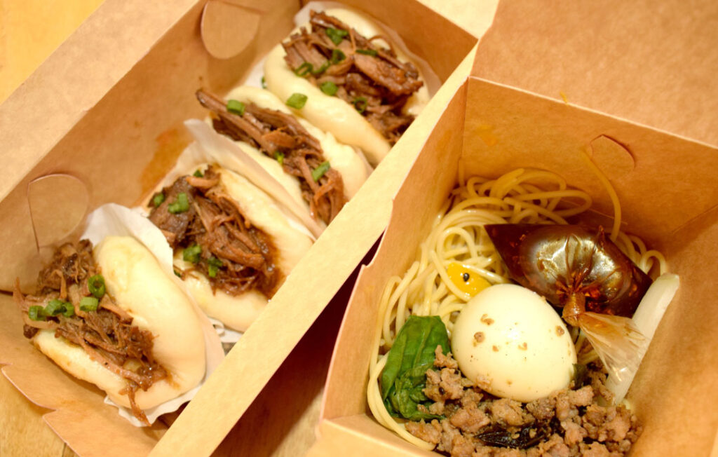 bao and sichuan noodles