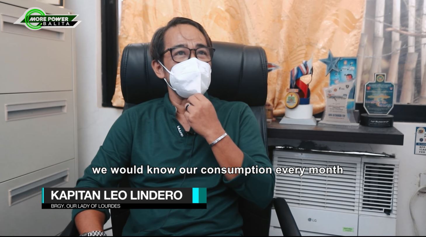 Our Lady of Lourdes' Brgy. Captain Leo Lindero mentioned that they have started tapping into the power line of the city government since the establishment of its barangay hall. However, since there is no available power meter for their utilization, they are often left clueless on how much should they pay for their power consumption.