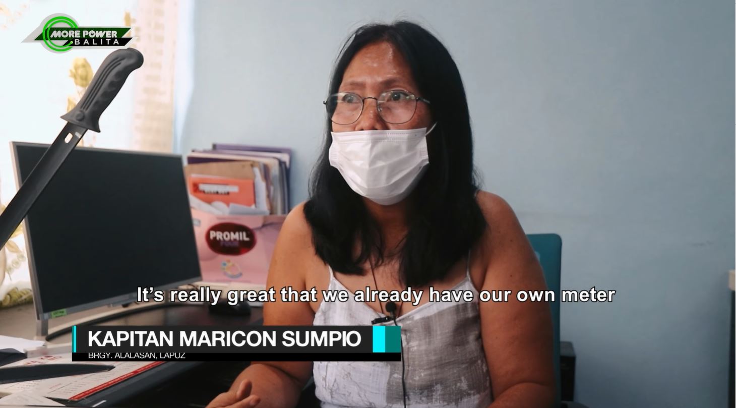 According to Brgy. Captain Maricon Sumpio of Brgy. Alalasan, Lapuz, their inability to obtain their own electric meters prompted them to connect directly to Iloilo City's lines for years already.