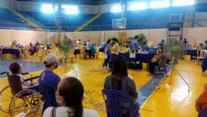 Vaccination at the CPU Gym, Iloilo City