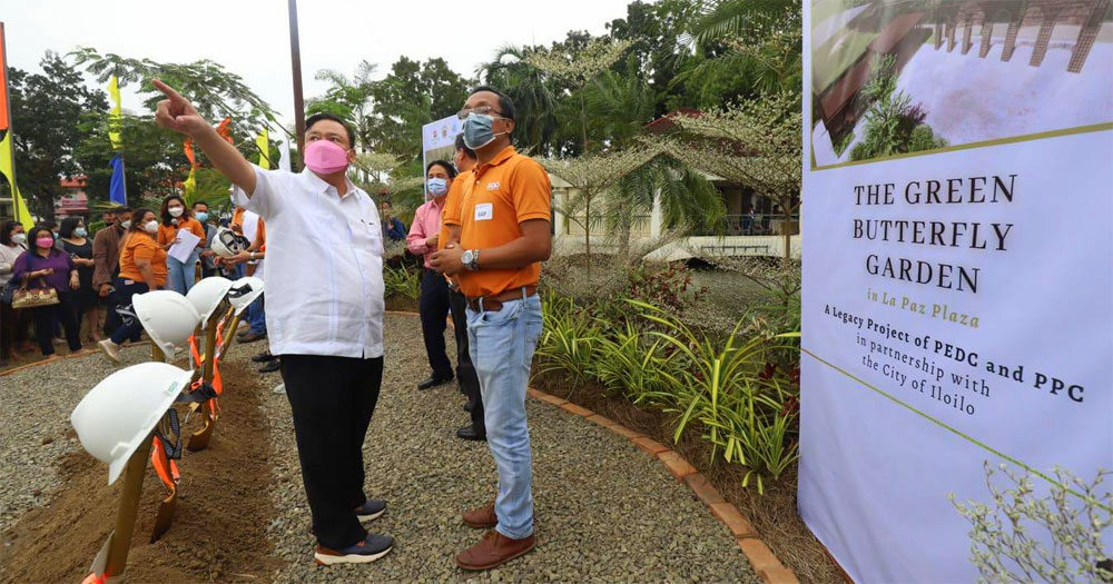 Groundbreaking of Butterfly garden and Koi pond at Lapaz Plaza