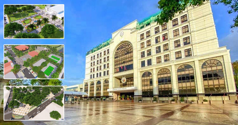 Plaza Libertad fronting Iloilo City Hall.