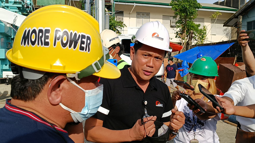 Richard Ochava, Chief Operating Officer of MIESCOR, on the state-of-the-art 33MVA power transformer with automated control panel.