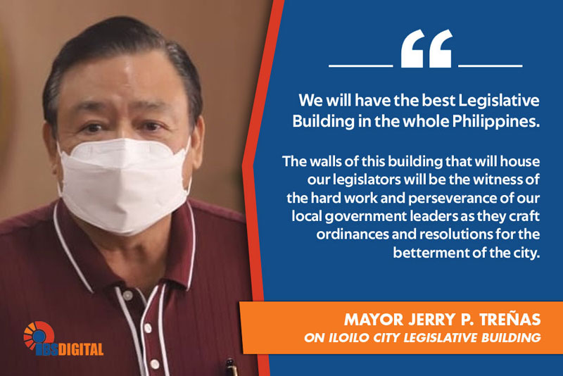 Mayor Jerry Trenas on Iloilo City Legislative Building.