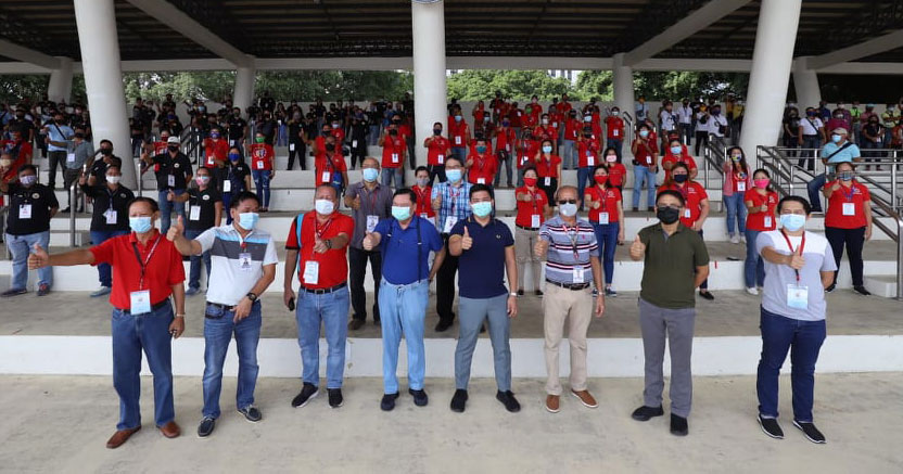 Iloilo City compliance officers with Mayor Jerry Trenas.