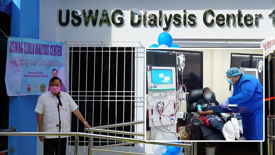 Mayor Jerry Trenas during the opening of Uswag Dialysis Center in East Baluarte, Molo.