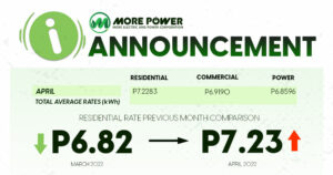 MORE Power rate hike announcement.