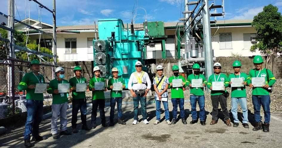 MORE Power substation tenders finished their training.