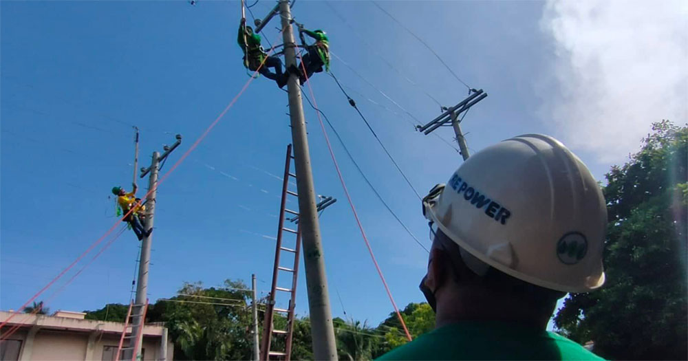 MORE Power linemen retraining.