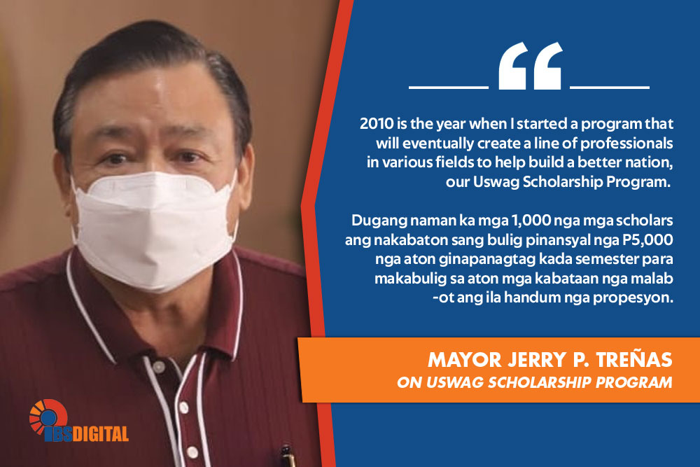 Mayor Jerry Trenas on Uswag Scholarship Program