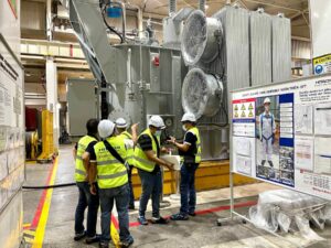 MORE Power team checks the