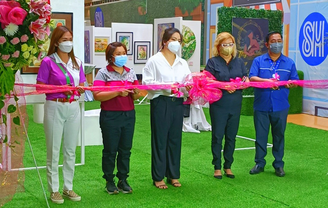 Opening ceremony of "Ilig Sang Kabuhi" breastfeeding awareness art exhibit at SM City Northwing.