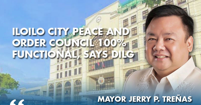 Iloilo City Peace and Order Council 100% Functional