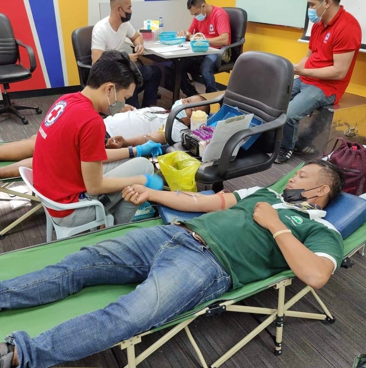 MORE Power partners with Red Cross for blood donation drive.