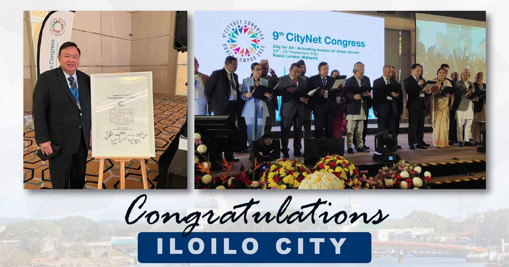 Mayor Jerry Trenas represented Iloilo City in the 9th CityNet Congress executive board.