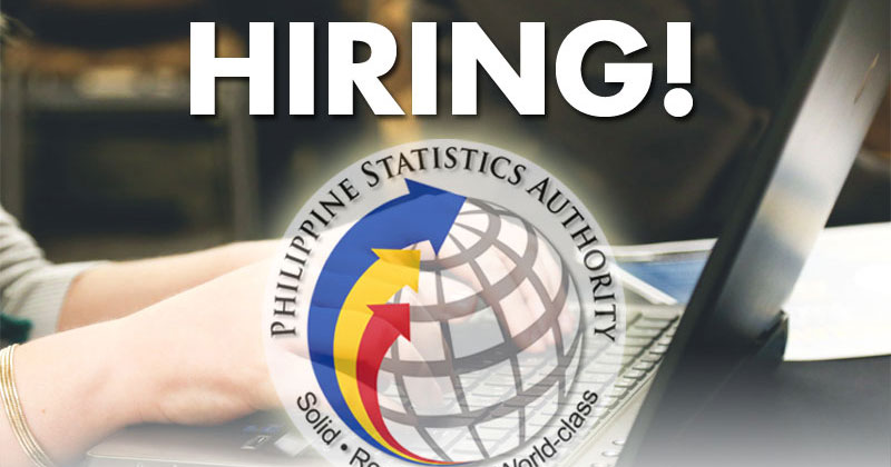 Philippine Statistics Office Iloilo hiring.