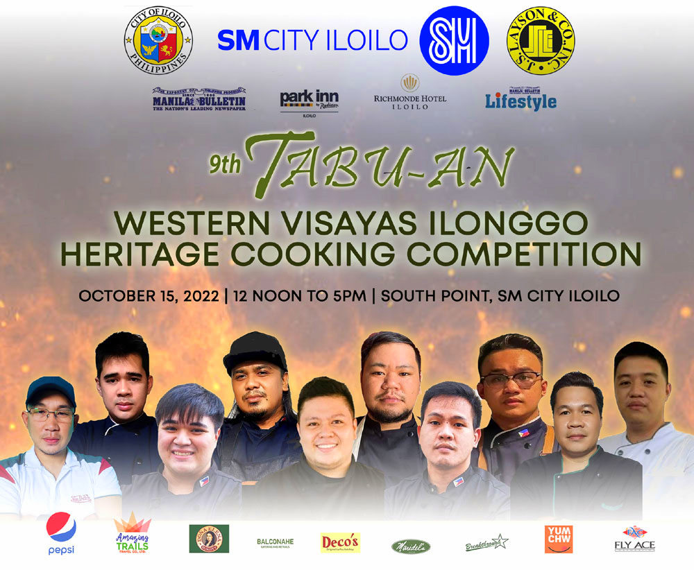 Continuing its legacy and cause to cultivate the creative talent and culinary ingenuity, the Tabu-an Cooking Competition will happen again in SM City Iloilo on October 15, 2022.
