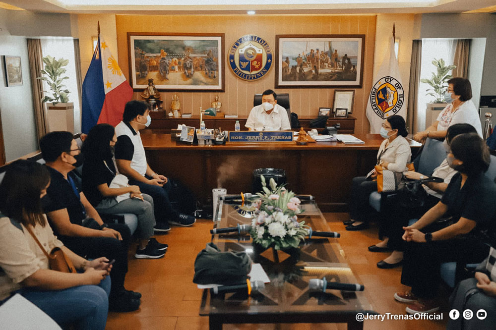 Courtesy call with Mayor Jerry Trenas.