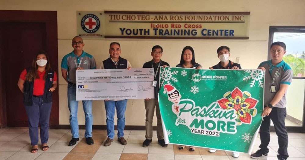 MORE Power donates to charitable institution