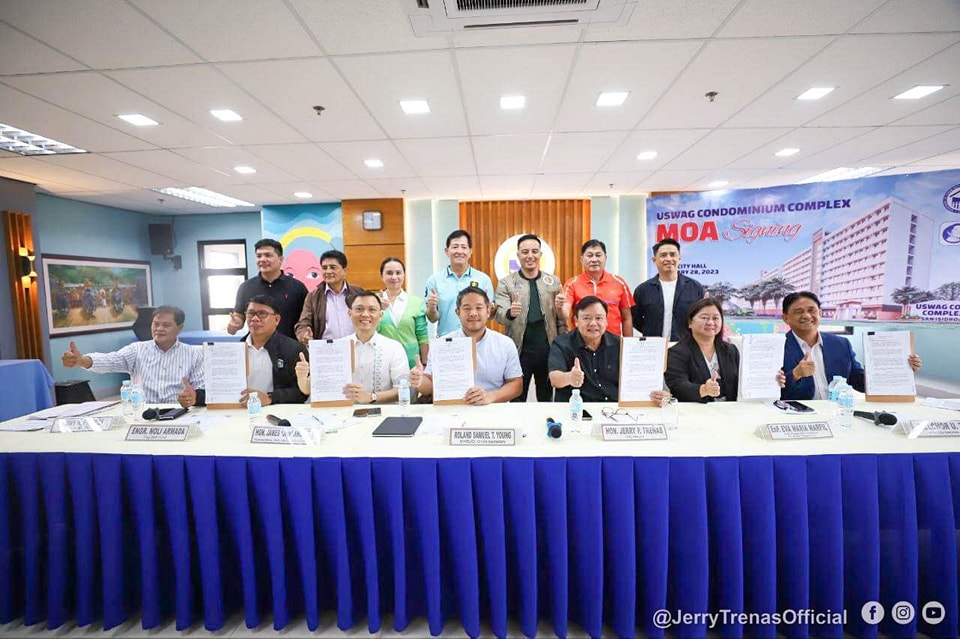 Uswag Residential Complex MOA signing with DHSUD