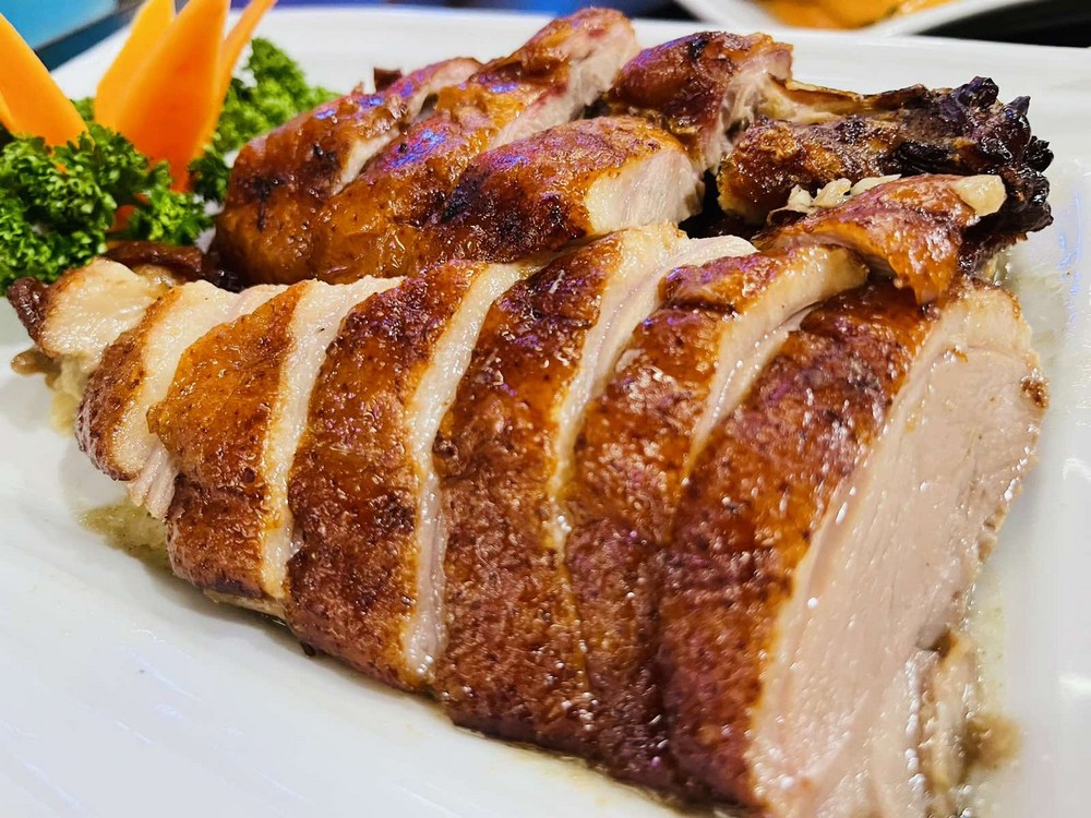 Mouth-watering Roasted Duck from Kusina Tsina.