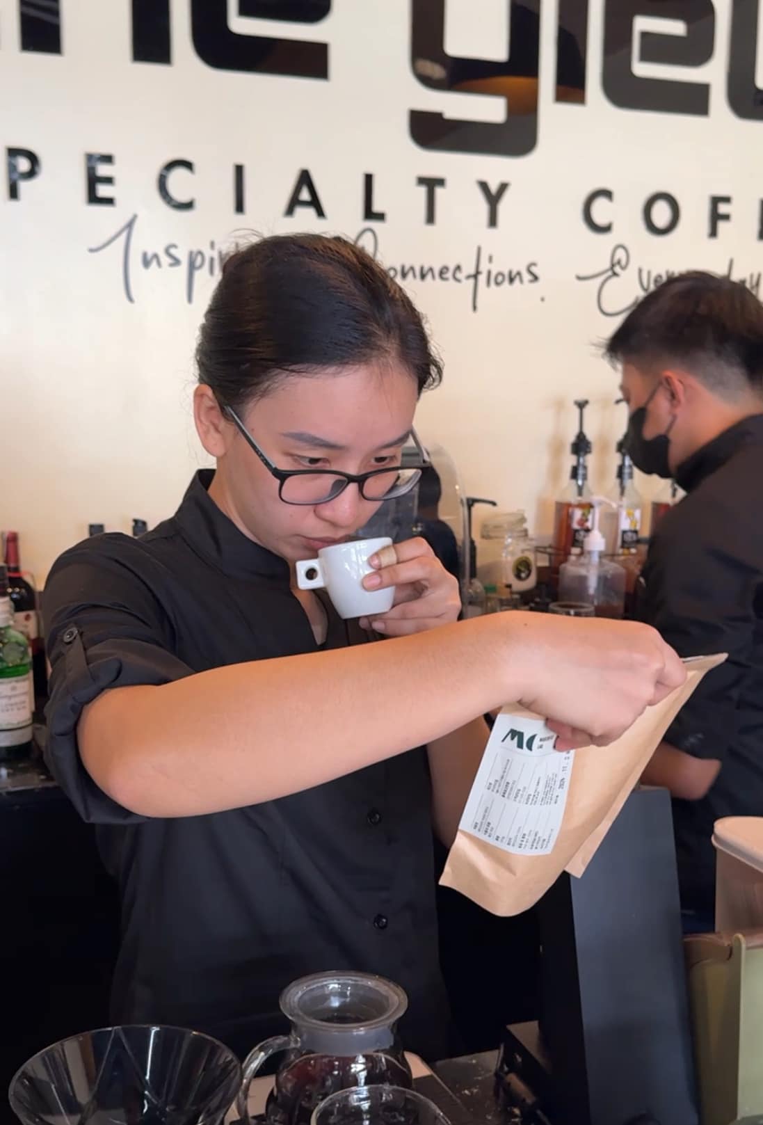 The Yield Specialty Coffee barista